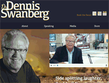 Tablet Screenshot of dennisswanberg.com